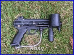 Tippmann A5 Paintball Marker gun with tons of accessories, works great