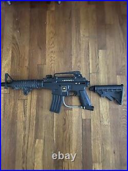 Tippmann Alpha Black Elite US Army Paintball Gun + Lots of Accessories