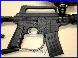 Tippmann Alpha Black Elite US Army Paintball Gun, untested, clean, good cond