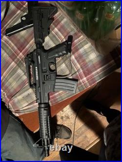 Tippmann Bravo one Elite M-16 Paintball Gun No Canister