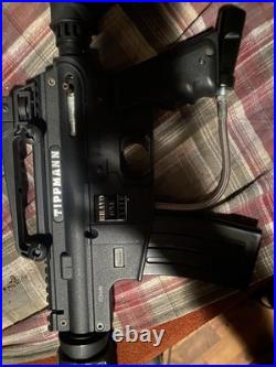 Tippmann Bravo one Elite M-16 Paintball Gun No Canister