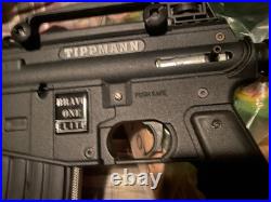 Tippmann Bravo one Elite M-16 Paintball Gun No Canister