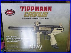 Tippmann Cronus Basic Paintball Gun. 68 Caliber Marker Tan / Black