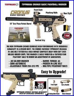 Tippmann Cronus Basic Paintball Gun Black / Tan