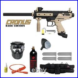 Tippmann Cronus Paintball Marker Gun Marker Basic Tan Starter Package