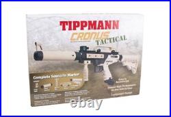 Tippmann Cronus Tactical LT HPA Sport Vest Paintball Gun Package Tan