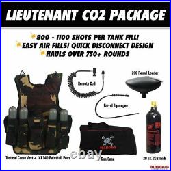 Tippmann Cronus Tactical LT Tactical Vest Paintball Gun Package Olive