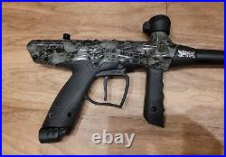 Tippmann Gryphon FX Skull Paintball Gun Marker bundle withmask, 20 oz tank, hopper