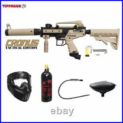 Tippmann Maddog Cronus Tactical Bronze Paintball Gun Marker Package Tan