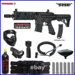 Tippmann Maddog TMC MAGFED Tactical Red Dot Paintball Gun Package