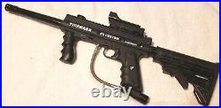 Tippmann Model 98 Custom Semi Auto Paintball Gun with Barrel Stock Red Dot Sight