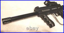 Tippmann Model 98 Custom Semi Auto Paintball Gun with Barrel Stock Red Dot Sight