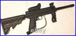 Tippmann Model 98 Custom Semi Auto Paintball Gun with Barrel Stock Red Dot Sight