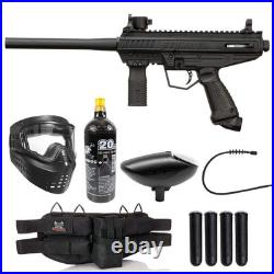 Tippmann Stormer Basic Silver Paintball Gun Marker Starter Package Black