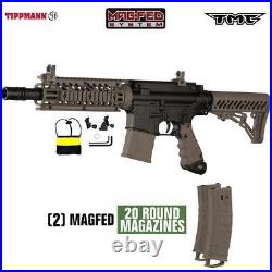 Tippmann TMC MAGFED Paintball Marker Gun Black / Tan