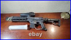 Tippmann US Army Project Salvo Paintball Gun With Cyclone Feeder-FREE SHIPPING