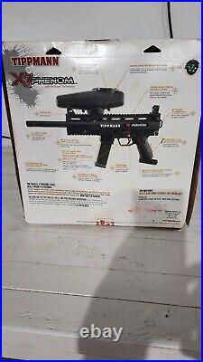 Tippmann X7 Phenom Electronic Paintball Marker READ DESCRIPTION. Full Setup