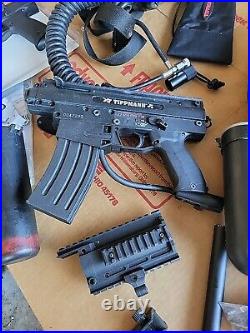 Tippmann X7 With Electronic Upgrade Paintball Marker With Many Accessories Extras