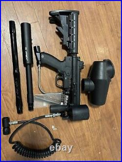 Tippmann a5 paintball gun with E-trigger And 19 Barrel