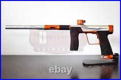 USED Planet Eclipse Geo R5 Paintball Marker Gun with Case Silver/Orange