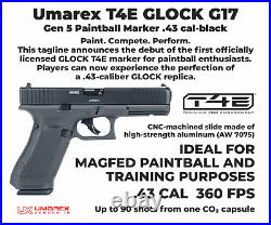 Umarex Glock 17 Gen 5 Paintball + 430 Paintsoft Balls & CO2 (2292167) T4E