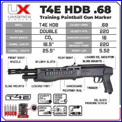 Umarex HDB68 Paintball Gun Marker with 100 Paintsoft Balls & 5 CO2 (2292140)
