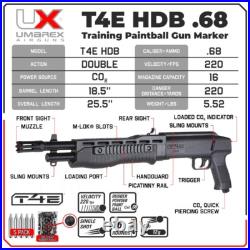 Umarex HDB68 TB68 Paintball Marker with Red Dot Sight, 100 Balls & 5 CO2 (2292140)