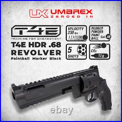 Umarex HDR Paintball Gun. 68 Cal with Rubber Balls and CO2 Bundle