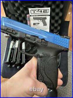 Umarex S&W M&P9 M2.0 T4E. 43 Blue Black Paintball Pistol with Paintballs Bundle