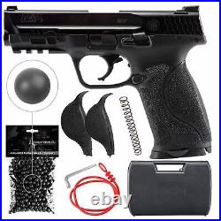 Umarex T4E S&W M&P9 M2.0.43 Cal Paintball Pistol with 50 Black Rubber Balls & CO2