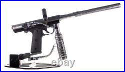 Used ANS Automag Mechanical Paintball Marker with Hard Shell Case Grey Spackle