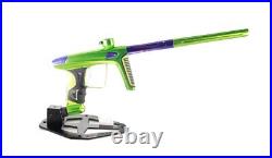 Used DLX Luxe ICE Paintball Marker Gun with Case Green/Purple