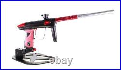 Used DLX Luxe OLED Paintball Marker Gun with Case Black/Red