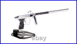 Used DLX Luxe X Paintball Marker Gun with Case Silver/Pewter