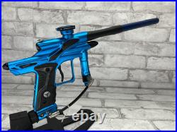 Used DP Fusion FX Paintball Marker Gun with P. E. Soft Case Blue/Black