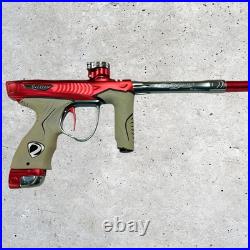 Used Dye M3+ ICON2 Paintball Marker Gun with Case Red