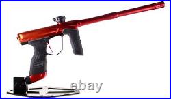 Used Dye OG DSR Paintball Marker Gun with Case & Upgrades Orange Red Fade