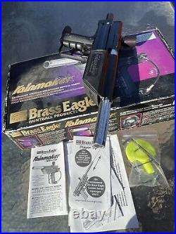 Used Electronic Brass Eagle Rainmaker Paintball gun With Box