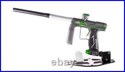 Used Empire AXE PRO Electronic Paintball Marker Gun with Box Pewter/Green