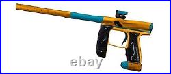 Used Empire Axe 2.0 Electronic Marker Paintball Gun Orange with Aqua Accents