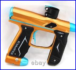 Used Empire Axe 2.0 Paintball Marker Speedball Gun Orange/Aqua Electronic Gun