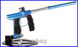 Used Empire Mini GS Electronic Paintball Marker Gun Blue with Silver Accents