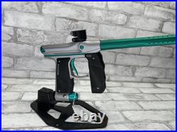 Used Empire Mini GS Paintball Marker Gun No Box Silver/Green