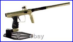 Used HK Army Shocker AMP Electronic Paintball Marker Gun with Case Gold / Black