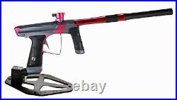 Used Macdev Clone Prime XTS Electronic Paintball Marker Gun with Case Pewter/Red