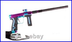 Used Planet Eclipse CS2 Electronic Paintball Marker Gun with Case Purple Teal