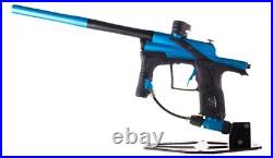 Used Planet Eclipse Etek 5 Electronic Paintball Marker Gun with Case Blue Black