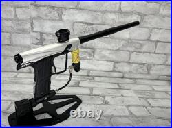 Used Planet Eclipse Etha 1 Paintball Marker Gun with Case White / Black
