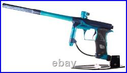 Used Planet Eclipse Geo 3 Paintball Marker with PE Case Atlantic Navy / Teal