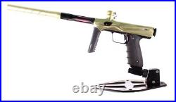 Used Shocker AMP Electronic Paintball Marker Gun with Case Gold / Black